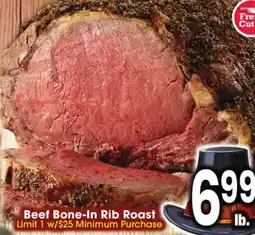 Jewel-Osco Beef Bone-In Rib Roast offer