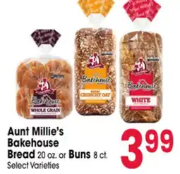 Jewel-Osco Aunt Millie's Bakehouse Bread 20 oz. or Buns 8 ct offer