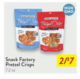 Fresh Thyme Snack Factory Pretzel Crisps offer