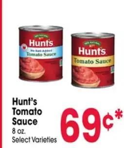 Jewel-Osco Hunt's Tomato Sauce offer