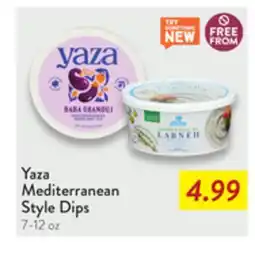 Fresh Thyme Yaza Mediterranean Style Dips offer