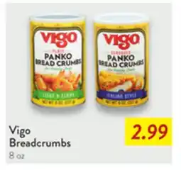 Fresh Thyme Vigo Breadcrumbs offer