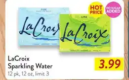 Fresh Thyme LaCroix Sparkling Water offer