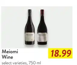 Fresh Thyme Meiomi Wine offer