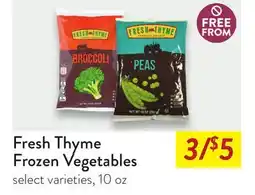 Fresh Thyme Fresh Thyme Frozen Vegetables offer