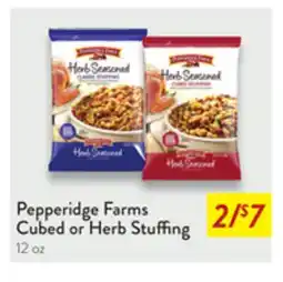 Fresh Thyme Pepperidge Farms Cubed or Herb Stuffing offer