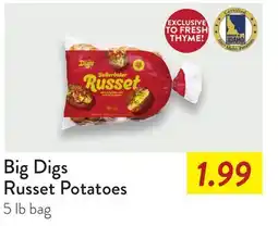 Fresh Thyme Big Digs Russet Potatoes offer