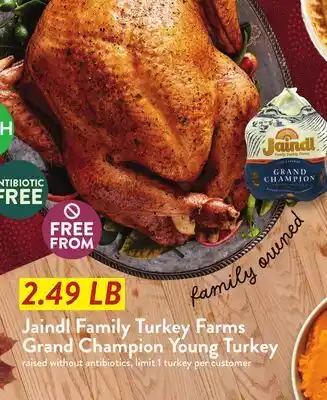 Fresh Thyme Jaindl Family Turkey Farms Grand Champion Young Turkey offer