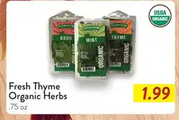 Fresh Thyme Fresh Thyme Organic Herbs offer