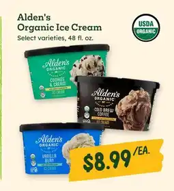 Sprouts Farmers Market Alden's Organic Ice Cream offer