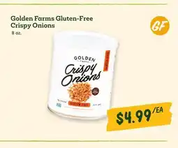 Sprouts Farmers Market Golden Farms Gluten-Free Crispy Onions offer