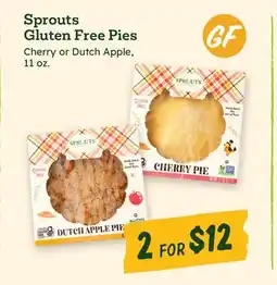 Sprouts Farmers Market Sprouts Gluten Free Pies offer