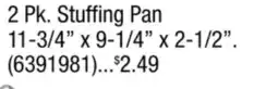 Ace Hardware 2 Pk. Stuffing Pan offer