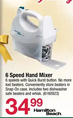 Ace Hardware 6 Speed Hand Mixer offer