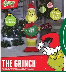 Ace Hardware 4 Ft. Airblown LED Grinch offer