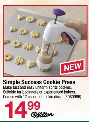 Ace Hardware Simple Success Cookie Press offer