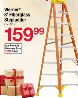 Ace Hardware Werner 8' Fiberglass Stepladder offer