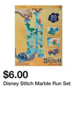 Five Below Disney Stitch Marble Run Set offer