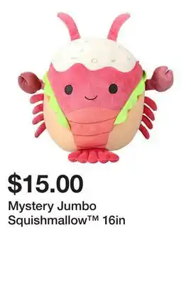 Five Below Mystery Jumbo Squishmallow 16in offer