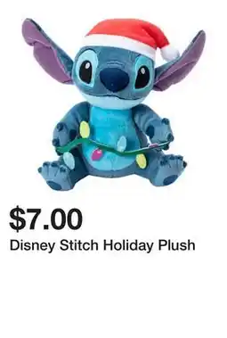 Five Below Disney Stitch Holiday Plush offer