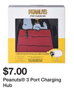 Five Below Peanuts 3 Port Charging Hub offer