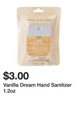 Five Below Vanilla Dream Hand Sanitizer 1.2oz offer