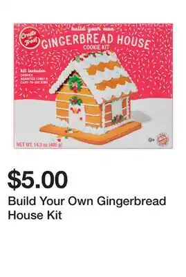 Five Below Build Your Own Gingerbread House Kit offer