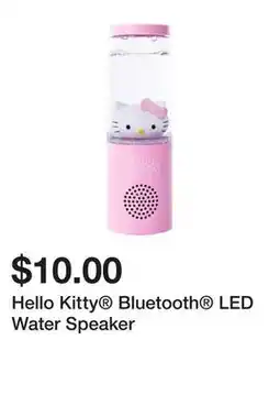 Five Below Hello Kitty Bluetooth LED Water Speaker offer