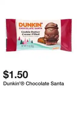 Five Below Dunkin' Chocolate Santa offer