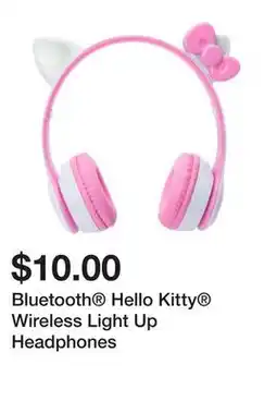 Five Below Bluetooth Hello Kitty Wireless Light Up Headphones offer