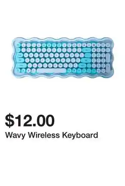Five Below Wavy Wireless Keyboard offer