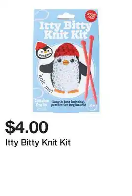 Five Below Itty Bitty Knit Kit offer