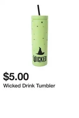 Five Below Wicked Drink Tumbler offer