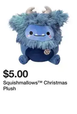 Five Below Squishmallows Christmas Plush offer