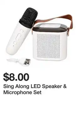 Five Below Sing Along LED Speaker & Microphone Set offer