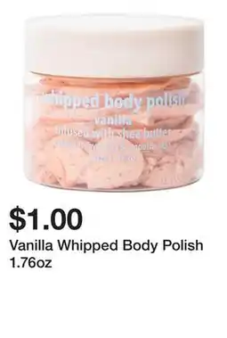 Five Below Vanilla Whipped Body Polish 1.76oz offer