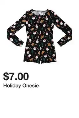 Five Below Holiday Onesie offer