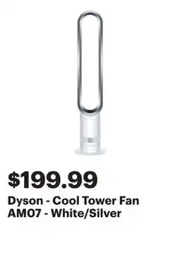 Best Buy Dyson - Cool Tower Fan AM07 - White/Silver offer