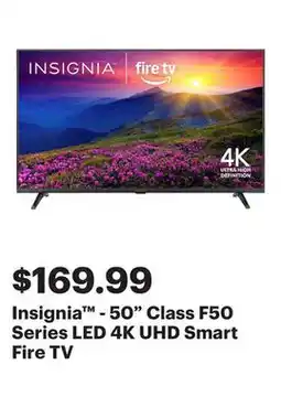 Best Buy Insignia - 50 Class F50 Series LED 4K UHD Smart Fire TV offer