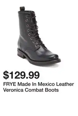 Marshalls FRYE Made In Mexico Leather Veronica Combat Boots offer