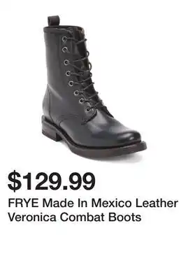 Marshalls FRYE Made In Mexico Leather Veronica Combat Boots offer