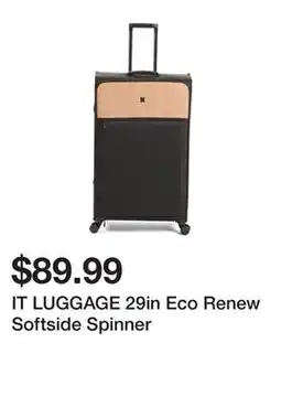 Marshalls IT LUGGAGE 29in Eco Renew Softside Spinner offer