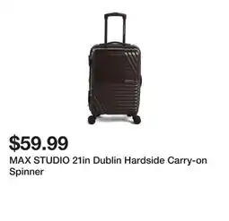 Marshalls MAX STUDIO 21in Dublin Hardside Carry-on Spinner offer