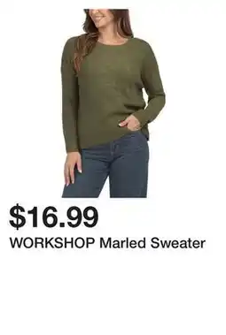 Marshalls WORKSHOP Marled Sweater offer