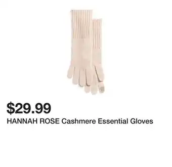 Marshalls HANNAH ROSE Cashmere Essential Gloves offer