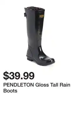 Marshalls PENDLETON Gloss Tall Rain Boots offer