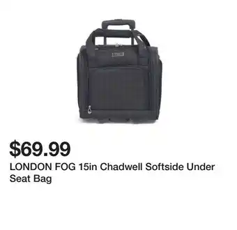 Marshalls LONDON FOG 15in Chadwell Softside Under Seat Bag offer