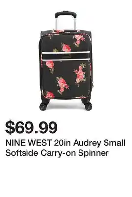 Marshalls NINE WEST 20in Audrey Small Softside Carry-on Spinner offer