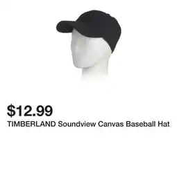 Marshalls TIMBERLAND Soundview Canvas Baseball Hat offer