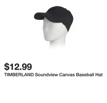 Marshalls TIMBERLAND Soundview Canvas Baseball Hat offer